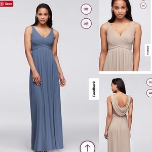 David's Bridal bridesmaid dress